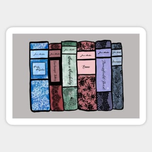 The Books of Jane Austen Sticker